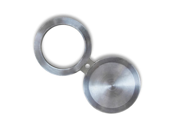 ASTM B564 UNS N06600 ALLOY600 CLASS150 1" RTJ SCH80 ALLOY Steel Spectacle Blind Flange