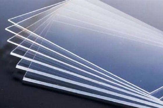 80-100 Times Toughened Transparent Cast Acrylic Sheet Flame Retardant Low Water Absorption